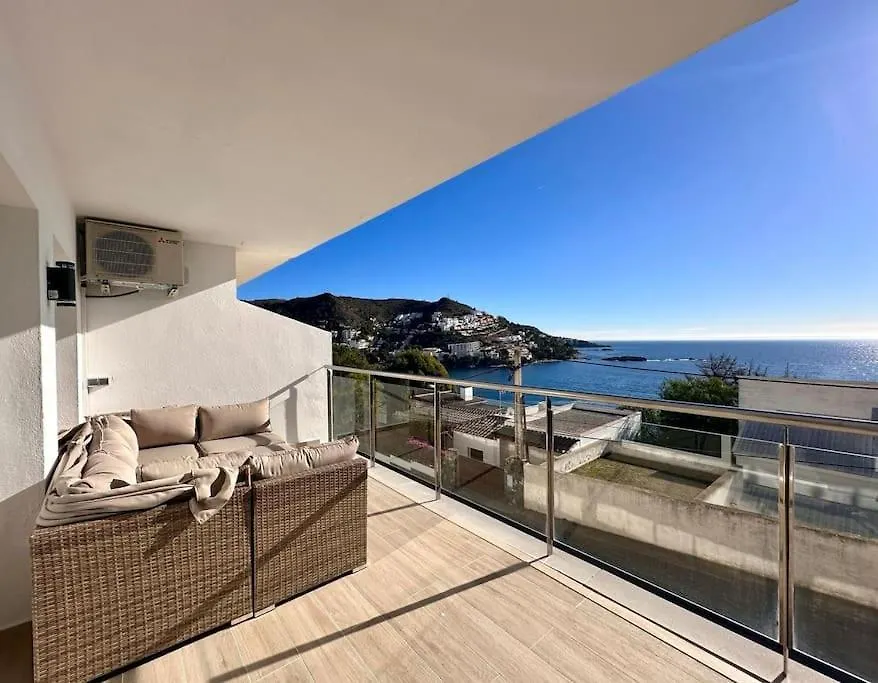 Apartment L'Horizon Bleu Vue Et Bord De Mer Canyelles Roses